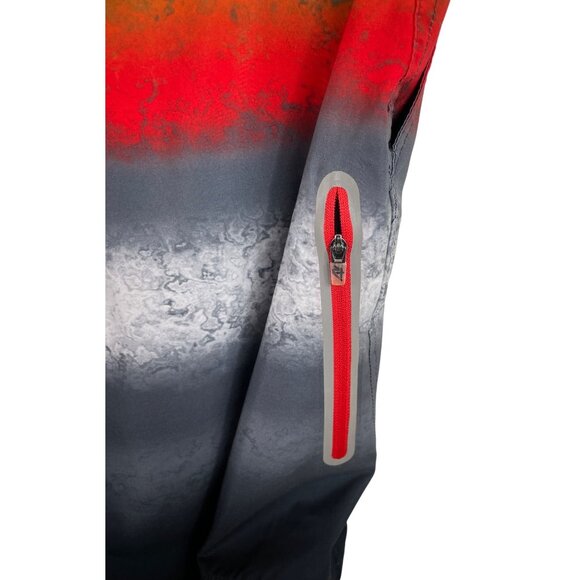 ZeroXposur Swim Trunks Mens Medium Multicolor Striped Board Shorts Pockets - Picture 7 of 10